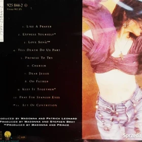 ⭐⭐⭐Polecam Wspanialy Album CD MADONNA -Album Like a Prayer CD