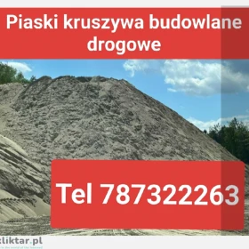 Piasek płukany piasek Kopany Rzeszów Tyczyn 787322263