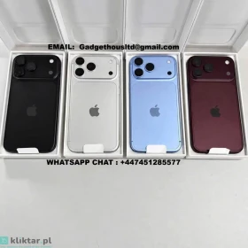 Oryginalne, fabrycznie nowe modele: Apple iPhone 18 Pro Max | iPhone 18 Pro | iPhone Duo | Apple iPhone 17 Pro Max | iPhone 17 Pro | iPhone 17 | Air