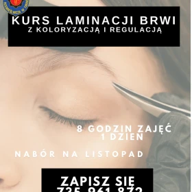 Kurs laminacji brwi 