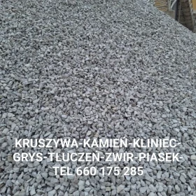 Kliniec kamień grys piasek podspułka Rzeszów Strażów Palikówka tel 660175285