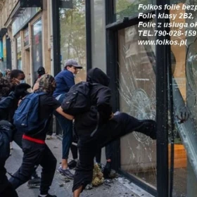 Folie bezpieczne do szkół Warszawa - Folie klasy 2B2, 1B1, P2A Certyfikat -folie z usługą oklejania szyb Warszawa